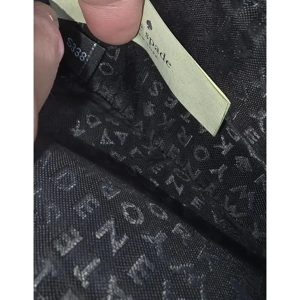 Kate Spade‎ New York Cameron Black Saffiano Leather Zip Around Wallet Wristlet